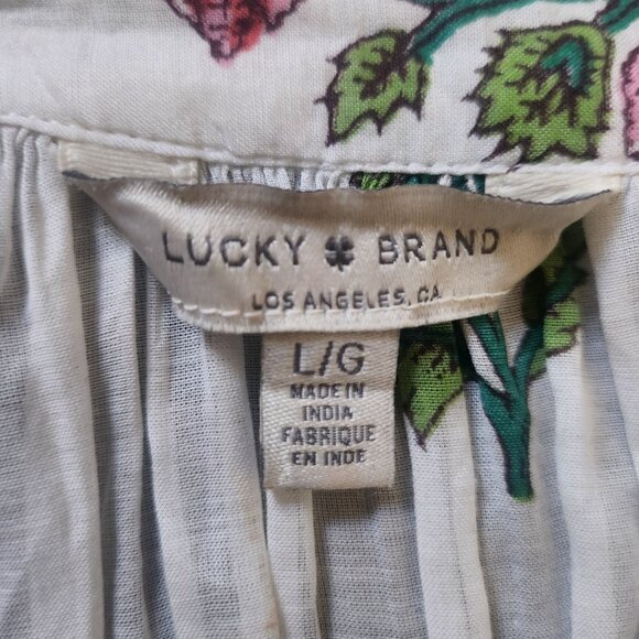 Lucky Brand Women's Blouse Size L - Picture 5 of 8
